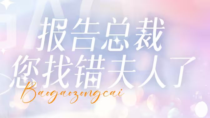 报告总裁您找错夫人了封面图